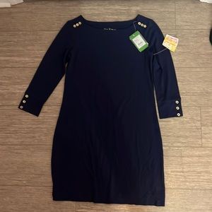 Navy blue lilly pulitzer dress new with tags